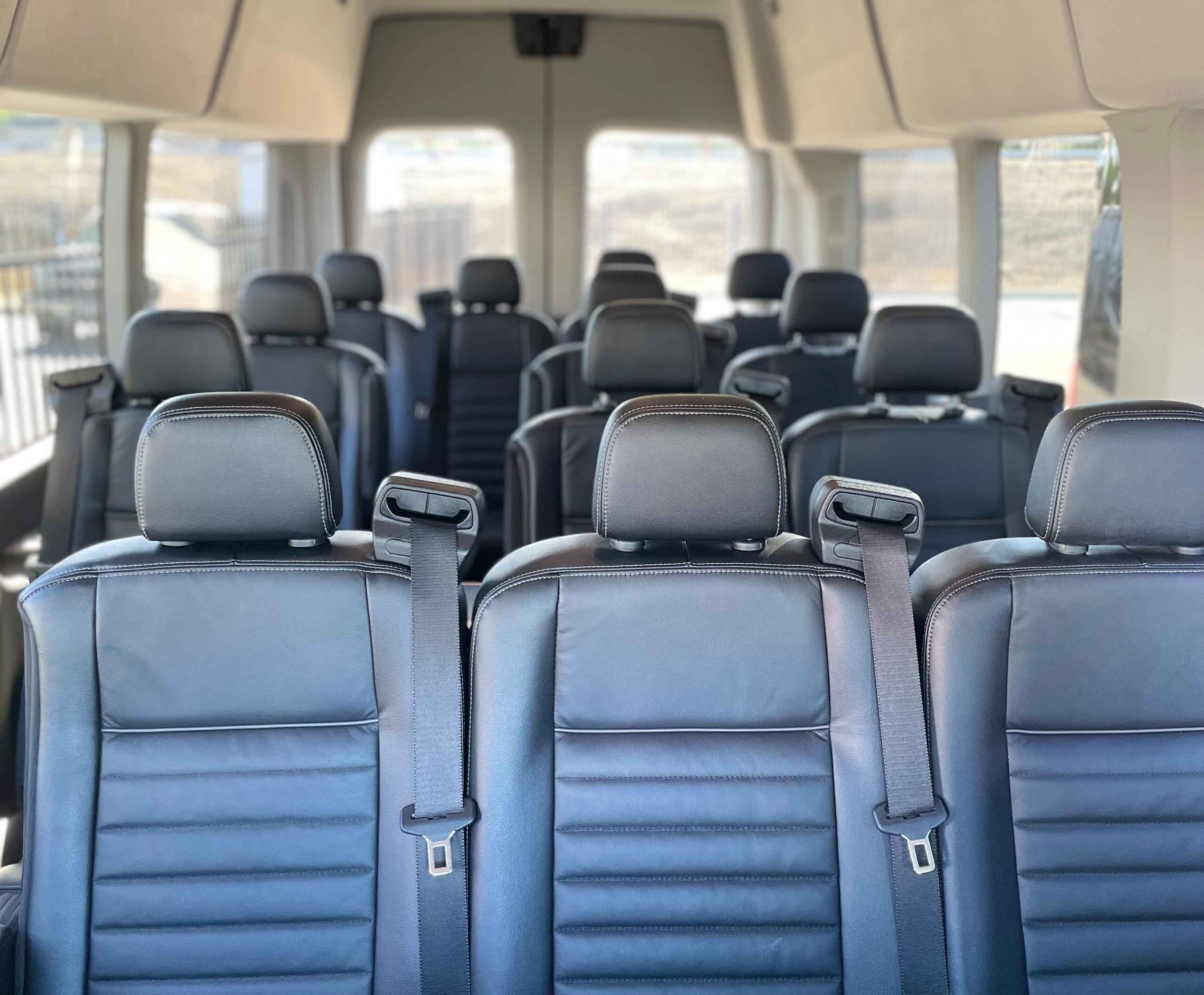 Shuttle-Van-Interior Shuttle Service Rodeo